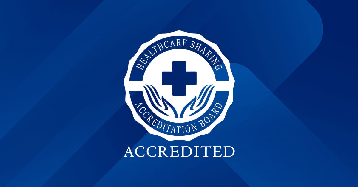 Healthcare Sharing Accreditation Board Accredited seal