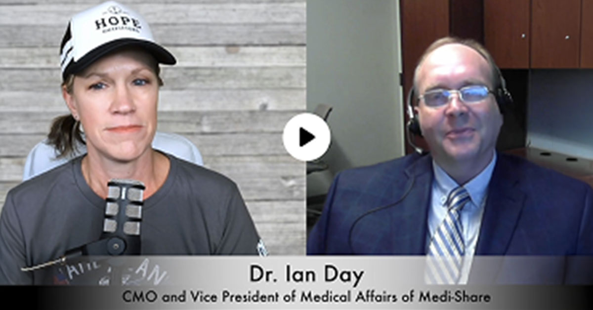 Tina Griffin of The Counter Culture Mom interviewing Dr. Ian Day, Medi-Share's CMO and Vice President of Medical Affairs